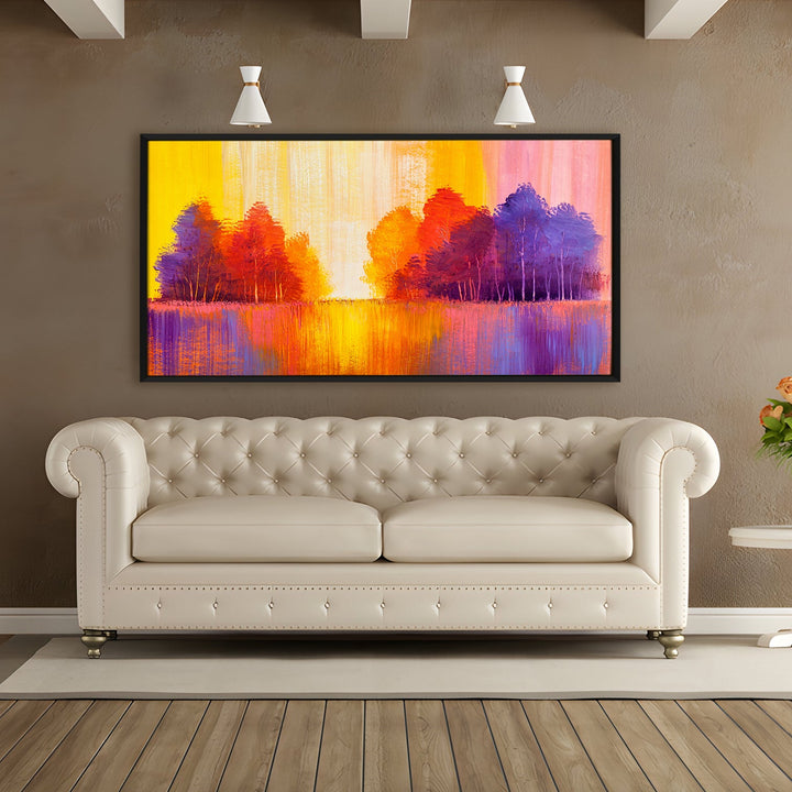 Mesmerising Landscapes Art Large Canvas Paintings. Framed Digital Reprints of Famous and Vibrant Artwork (LDWA08)