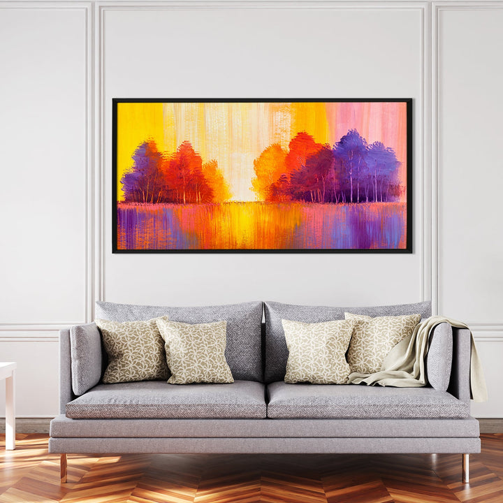 Mesmerising Landscapes Art Large Canvas Paintings. Framed Digital Reprints of Famous and Vibrant Artwork (LDWA08)