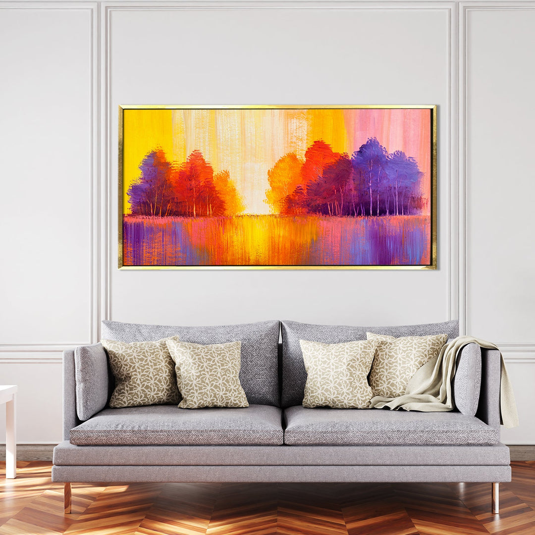 Mesmerising Landscapes Art Large Canvas Paintings. Framed Digital Reprints of Famous and Vibrant Artwork (LDWA08)