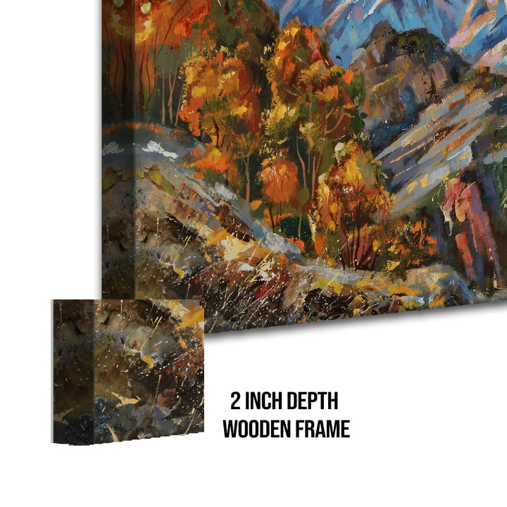 Mesmerising Landscapes Art Large Canvas Paintings. Framed Digital Reprints of Famous and Vibrant Artwork (LDWA09)