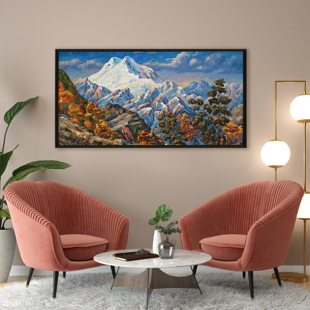 Mesmerising Landscapes Art Large Canvas Paintings. Framed Digital Reprints of Famous and Vibrant Artwork (LDWA09)