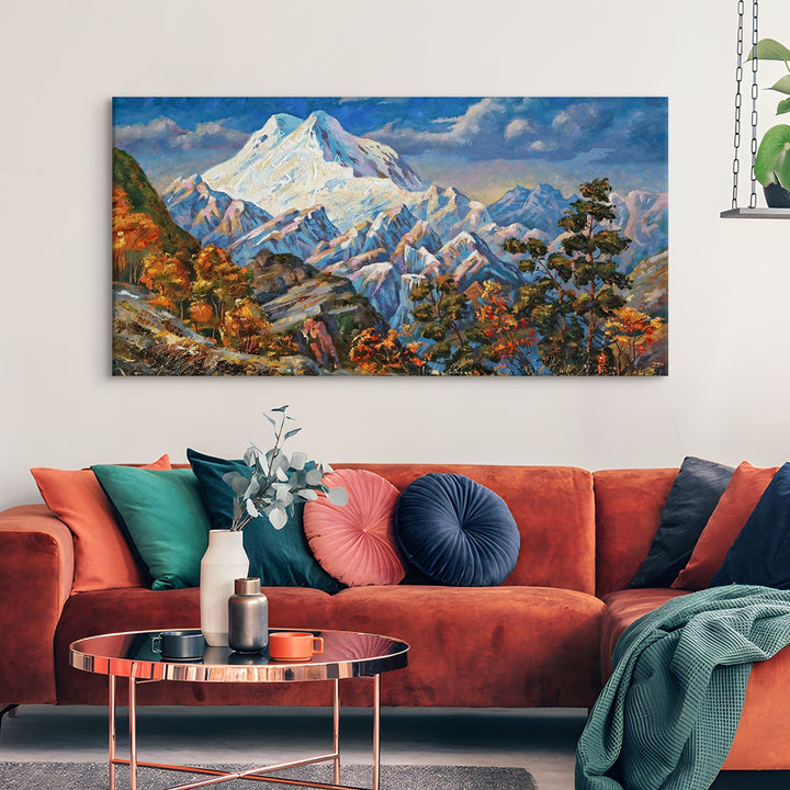 Mesmerising Landscapes Art Large Canvas Paintings. Framed Digital Reprints of Famous and Vibrant Artwork (LDWA09)