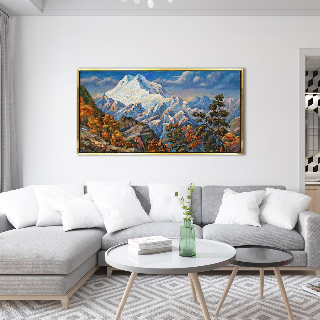 Mesmerising Landscapes Art Large Canvas Paintings. Framed Digital Reprints of Famous and Vibrant Artwork (LDWA09)