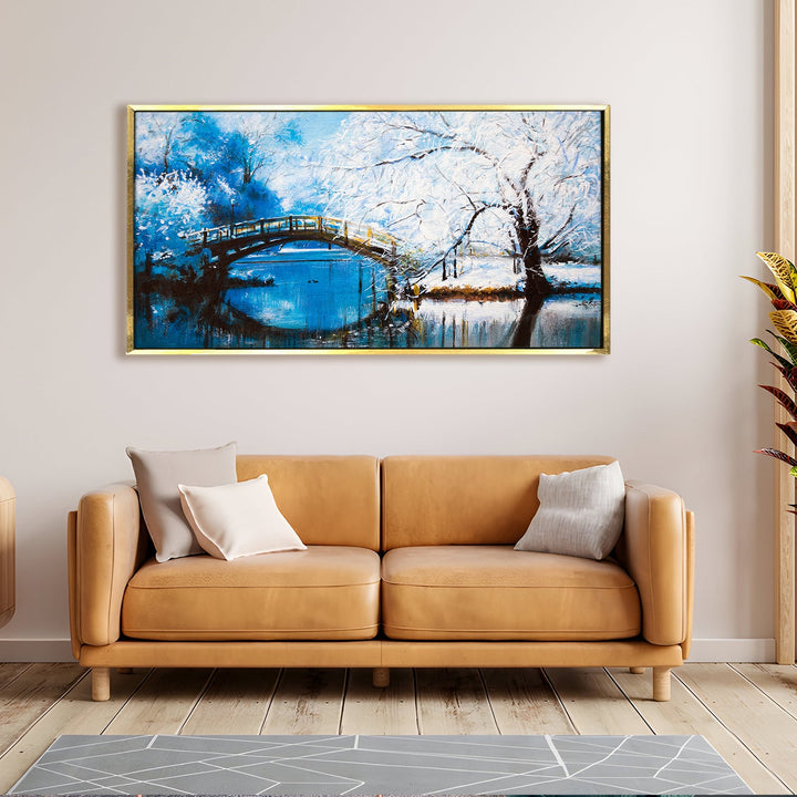 Mesmerising Landscapes Art Large Canvas Paintings. Framed Digital Reprints of Famous and Vibrant Artwork (LDWA11)