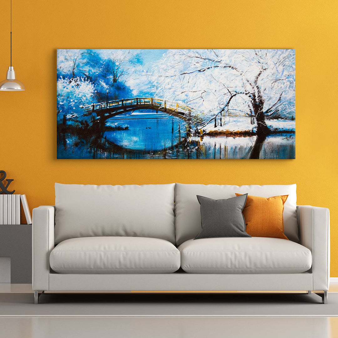 Mesmerising Landscapes Art Large Canvas Paintings. Framed Digital Reprints of Famous and Vibrant Artwork (LDWA11)