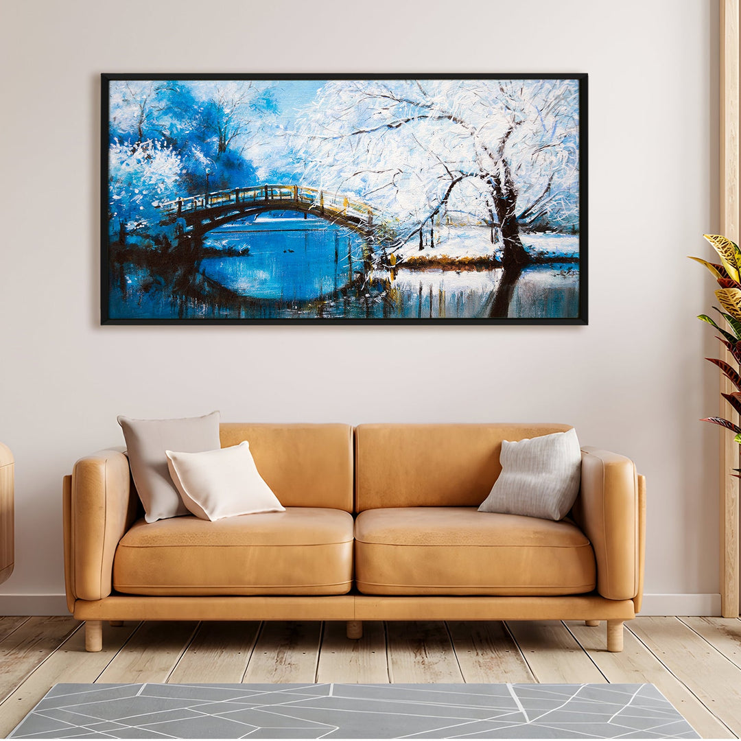 Mesmerising Landscapes Art Large Canvas Paintings. Framed Digital Reprints of Famous and Vibrant Artwork (LDWA11)