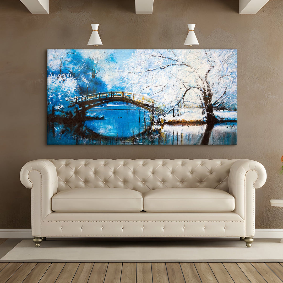 Mesmerising Landscapes Art Large Canvas Paintings. Framed Digital Reprints of Famous and Vibrant Artwork (LDWA11)