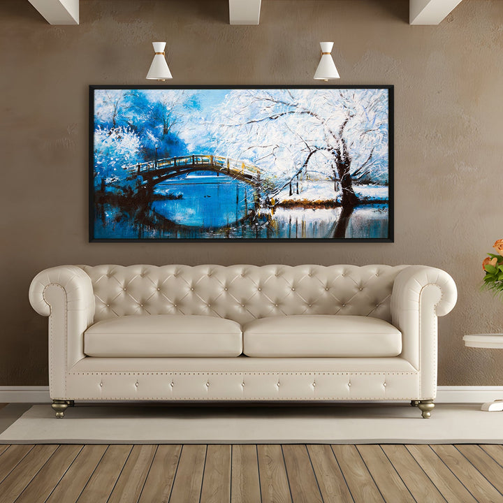 Mesmerising Landscapes Art Large Canvas Paintings. Framed Digital Reprints of Famous and Vibrant Artwork (LDWA11)