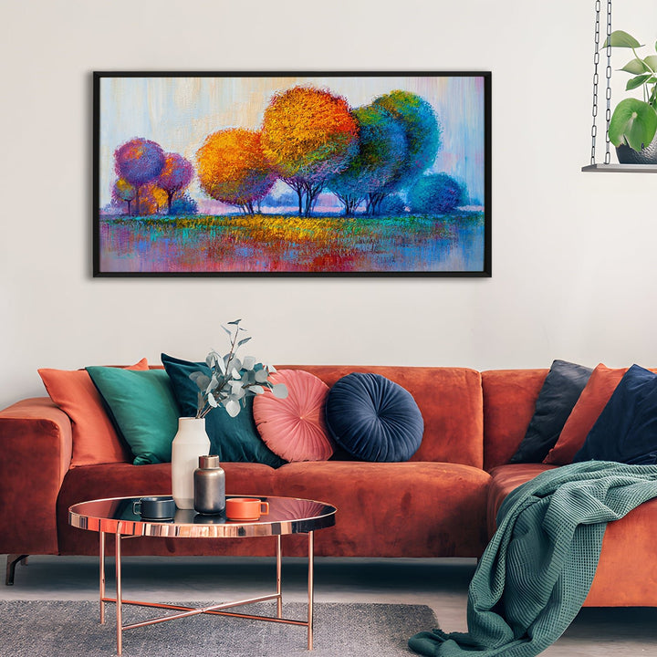 Mesmerising Landscapes Art Large Canvas Paintings. Framed Digital Reprints of Famous and Vibrant Artwork (LDWA15)