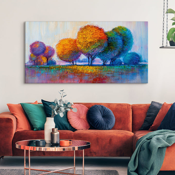 Mesmerising Landscapes Art Large Canvas Paintings. Framed Digital Reprints of Famous and Vibrant Artwork (LDWA15)