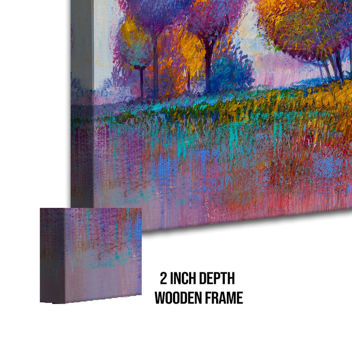 Mesmerising Landscapes Art Large Canvas Paintings. Framed Digital Reprints of Famous and Vibrant Artwork (LDWA15)