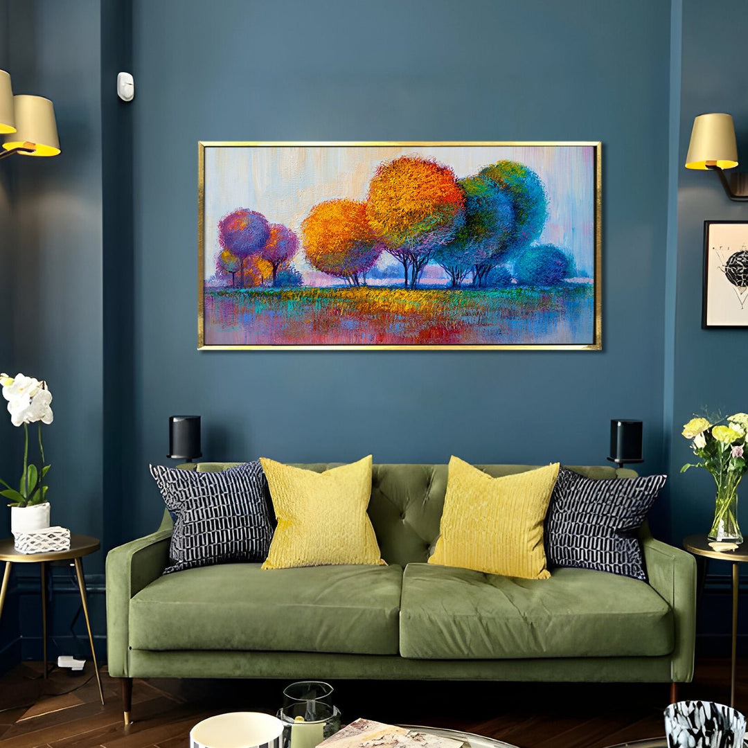 Mesmerising Landscapes Art Large Canvas Paintings. Framed Digital Reprints of Famous and Vibrant Artwork (LDWA15)