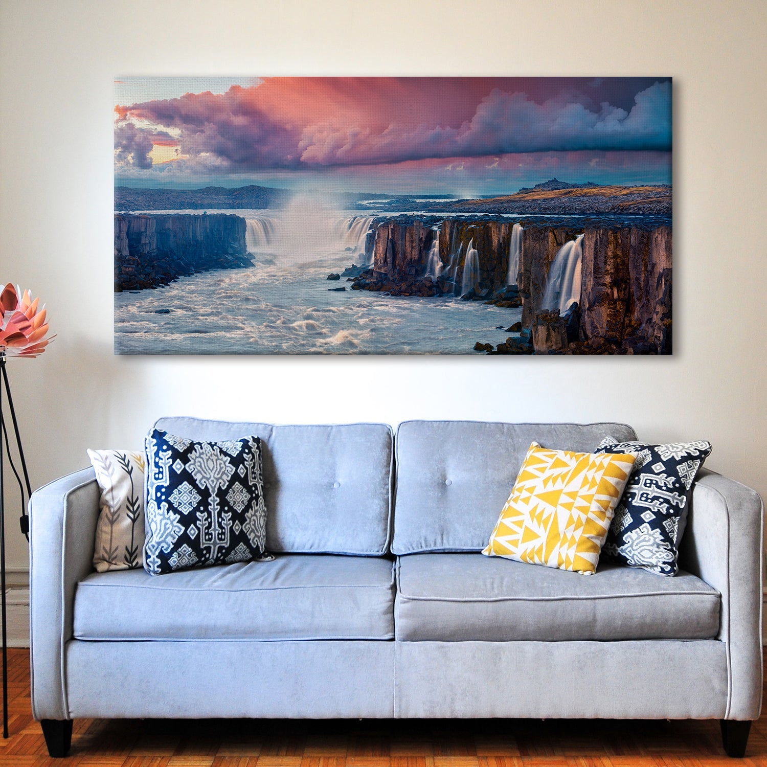 Mesmerising Landscapes Art Large Canvas Paintings. Framed Digital Reprints of Famous and Vibrant Artwork (LDWA17).