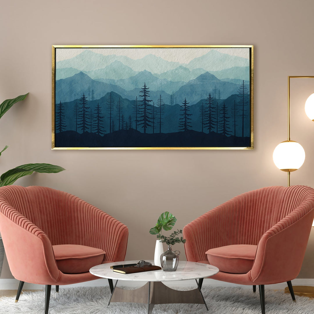 Mesmerising Landscapes Art Large Canvas Paintings. Framed Digital Reprints of Famous and Vibrant Artwork (LDWA19)