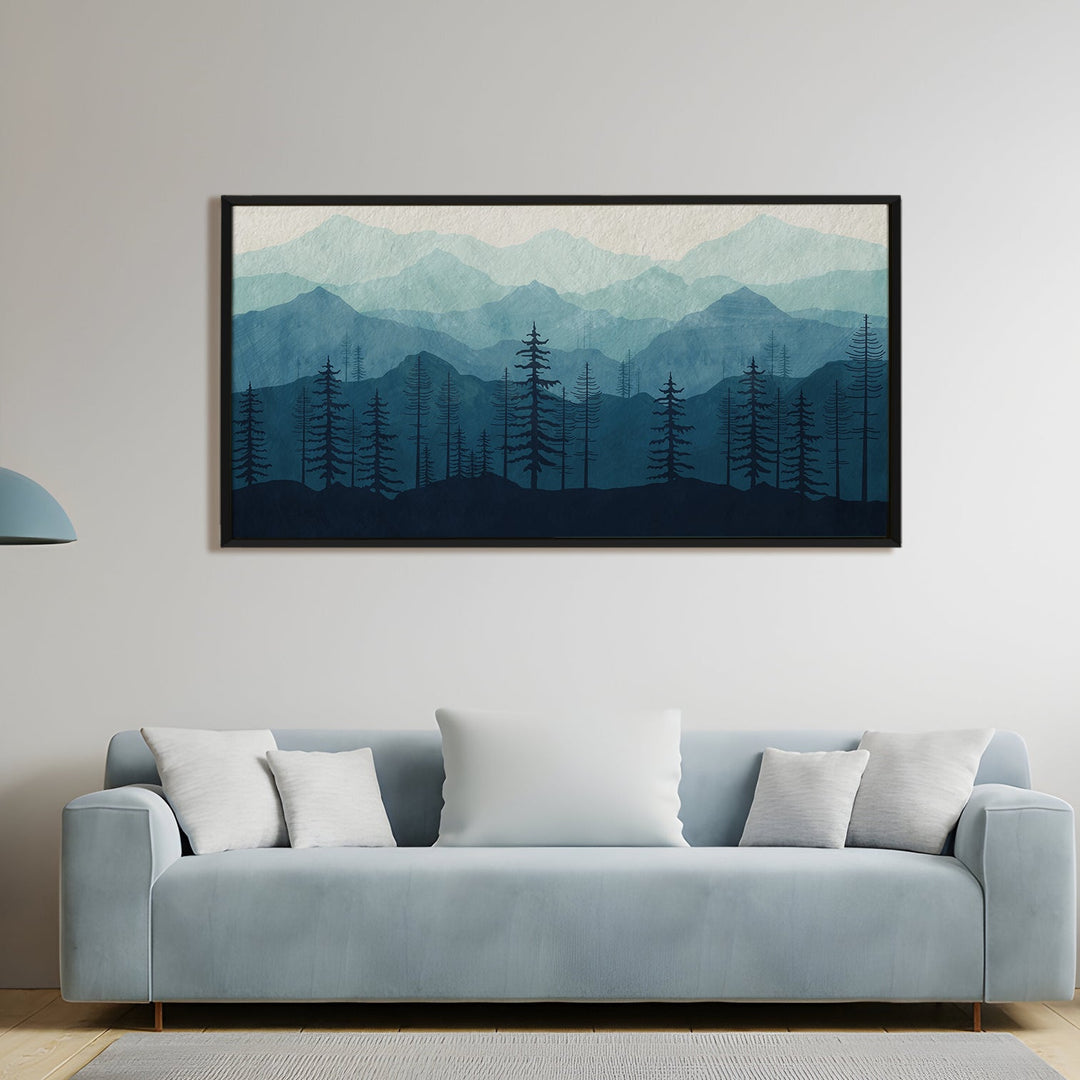 Mesmerising Landscapes Art Large Canvas Paintings. Framed Digital Reprints of Famous and Vibrant Artwork (LDWA19)