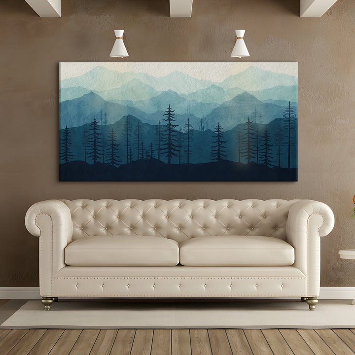 Mesmerising Landscapes Art Large Canvas Paintings. Framed Digital Reprints of Famous and Vibrant Artwork (LDWA19)