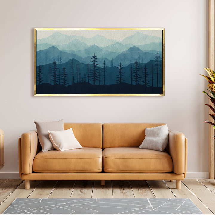 Mesmerising Landscapes Art Large Canvas Paintings. Framed Digital Reprints of Famous and Vibrant Artwork (LDWA19)