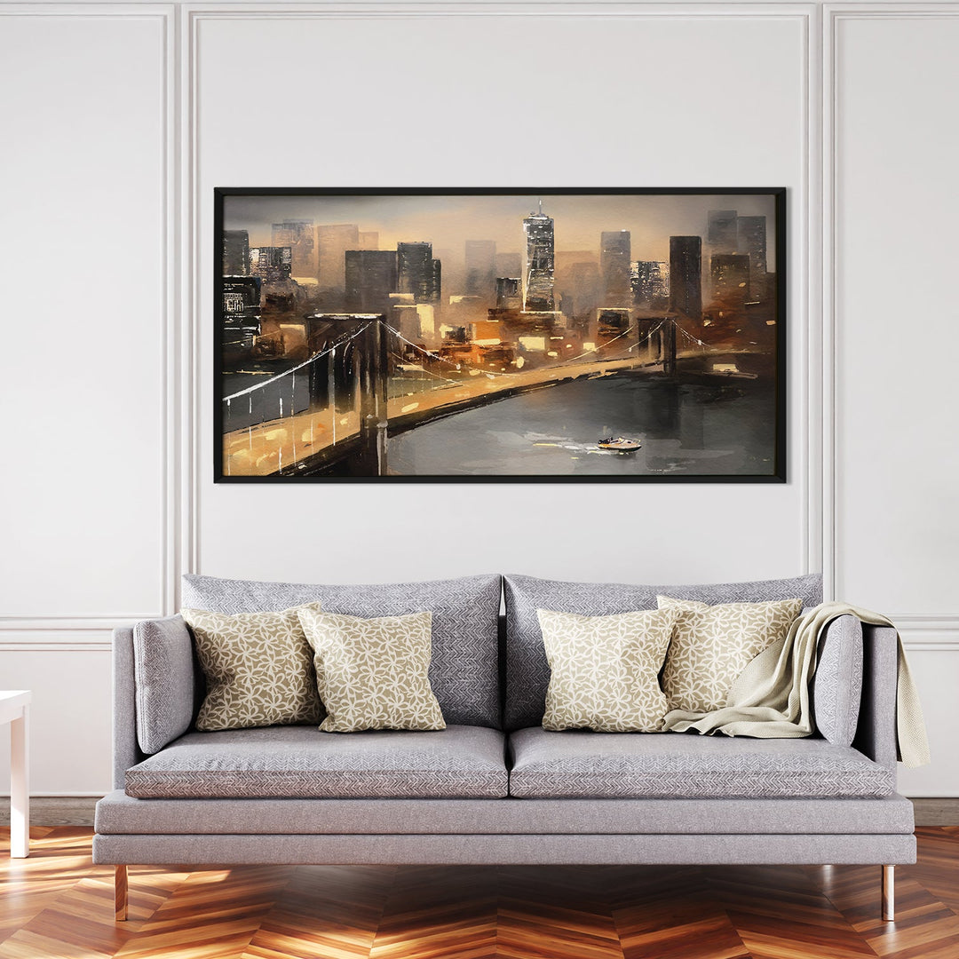 Mesmerising Landscapes Art Large Canvas Paintings. Framed Digital Reprints of Famous and Vibrant Artwork (LDWA21)