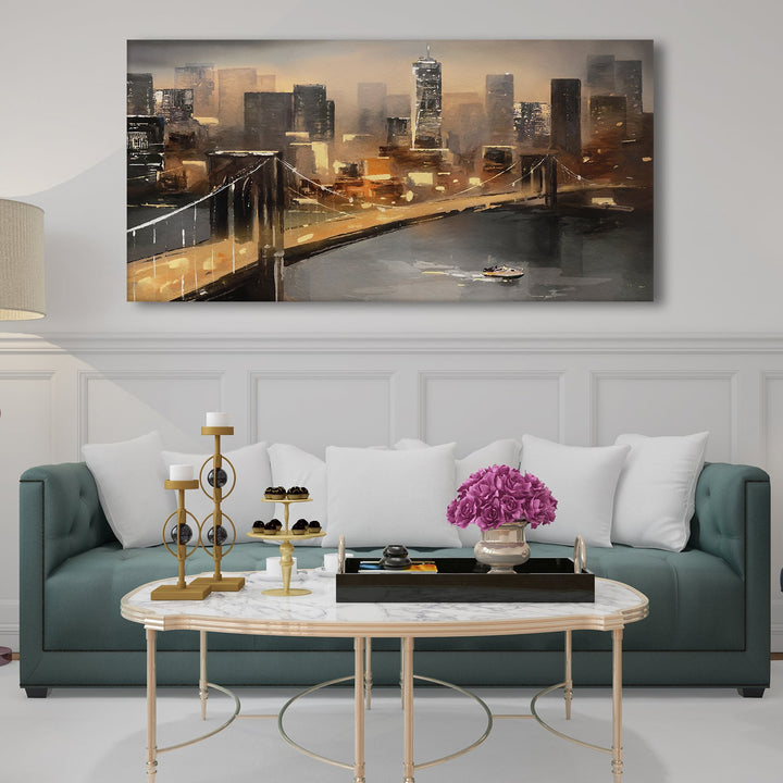 Mesmerising Landscapes Art Large Canvas Paintings. Framed Digital Reprints of Famous and Vibrant Artwork (LDWA21)