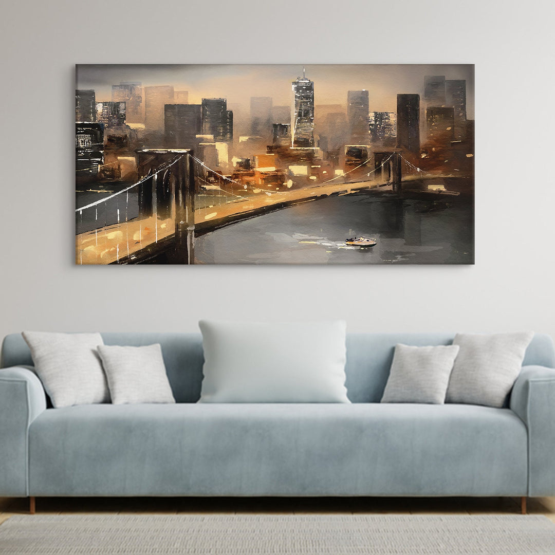 Mesmerising Landscapes Art Large Canvas Paintings. Framed Digital Reprints of Famous and Vibrant Artwork (LDWA21)