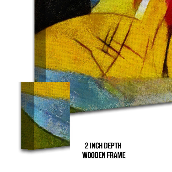 Modern Art Large Canvas Paintings. Framed Digital Reprints of Famous and Vibrant Artwork