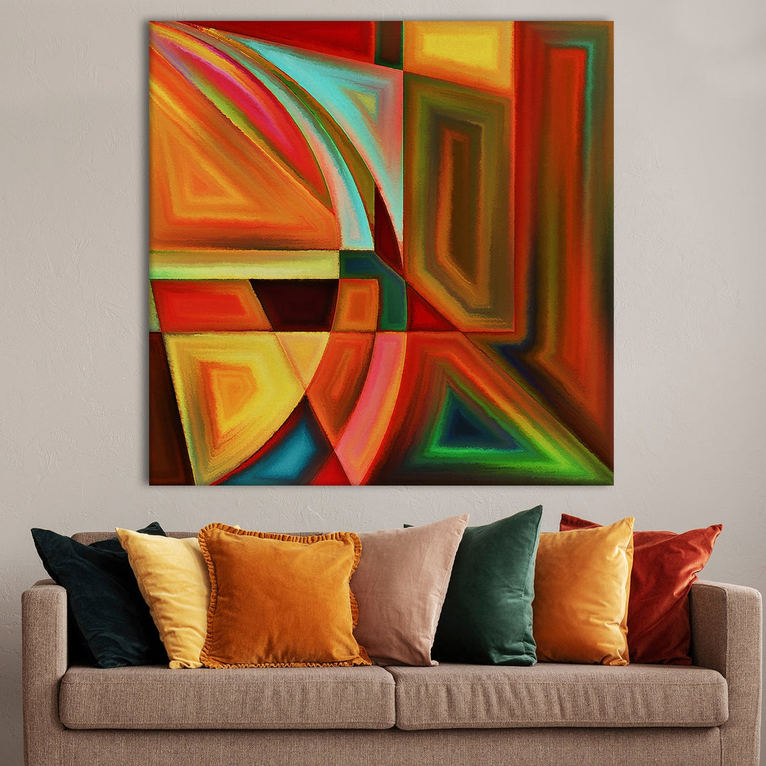 Modern Art Large Canvas Paintings. Framed Digital Reprints of Famous and Vibrant Artwork