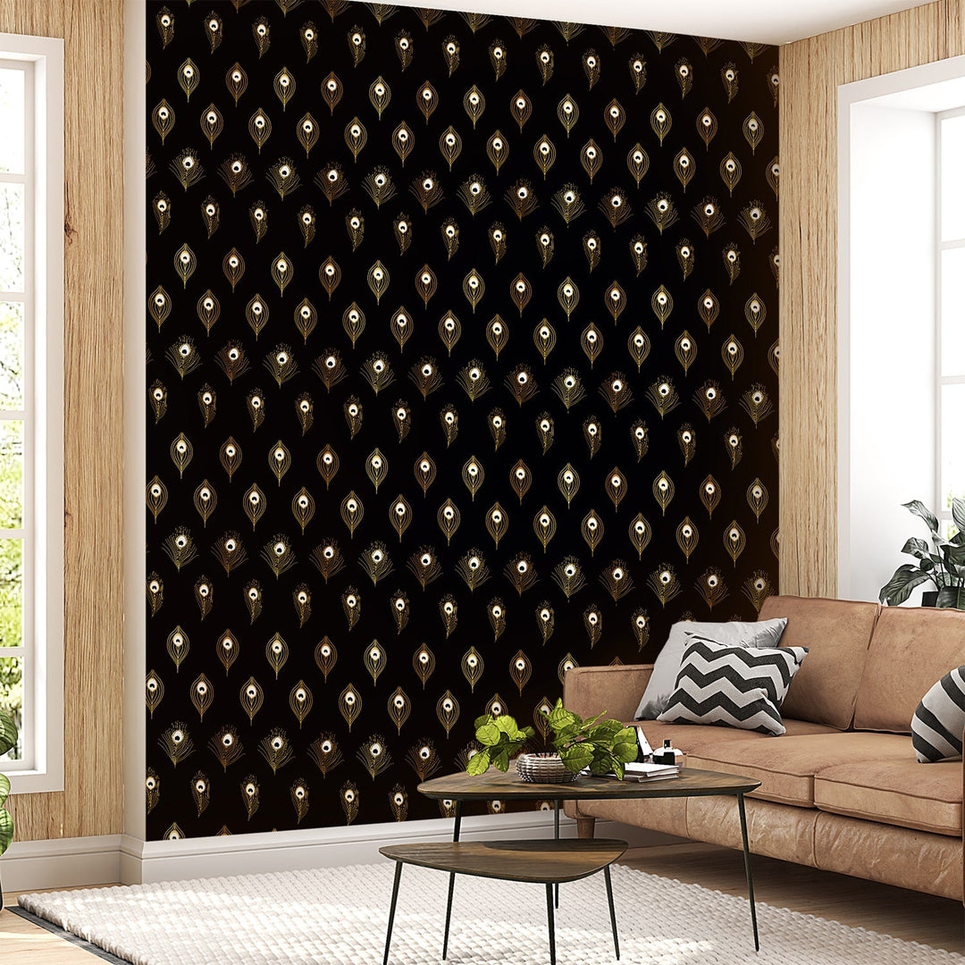 Mor Pankh Wallpaper - Add a touch of elegance to your home