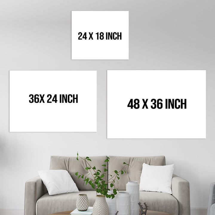 PAPER PLANE DESIGN Canvas Floral Wall Art: A Symphony of Nature's Elegance Large Size Canvas Framed Paintings For Living Room, Office, Home Decor. (FLWA04)