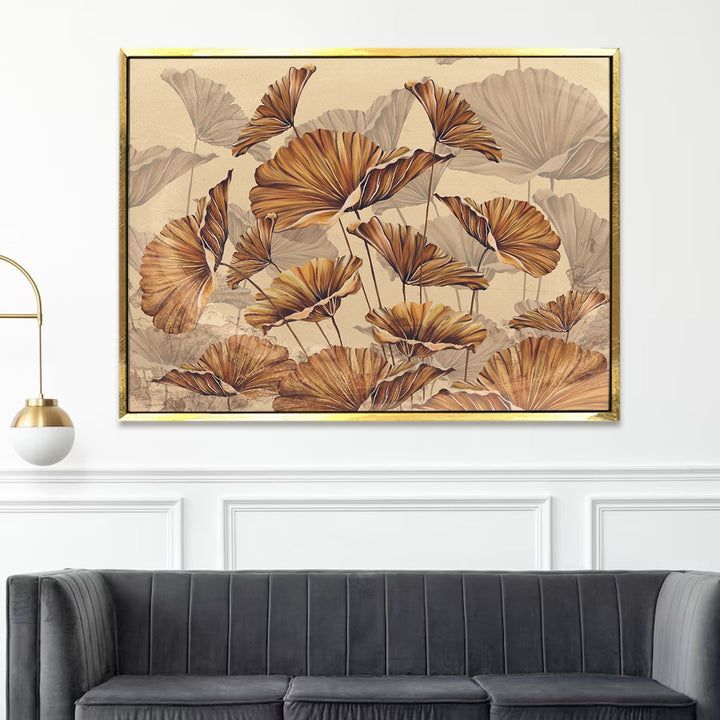 PAPER PLANE DESIGN Canvas Floral Wall Art: A Symphony of Nature's Elegance Large Size Canvas Framed Paintings For Living Room, Office, Home Decor. (FLWA08)