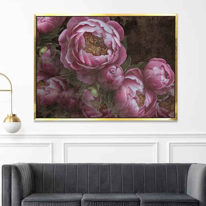 PAPER PLANE DESIGN Canvas Floral Wall Art: A Symphony of Nature's Elegance Large Size Canvas Framed Paintings For Living Room, Office, Home Decor. (FLWA10)