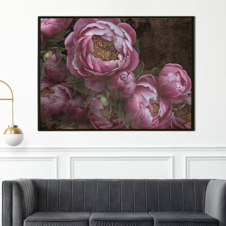 PAPER PLANE DESIGN Canvas Floral Wall Art: A Symphony of Nature's Elegance Large Size Canvas Framed Paintings For Living Room, Office, Home Decor. (FLWA10)