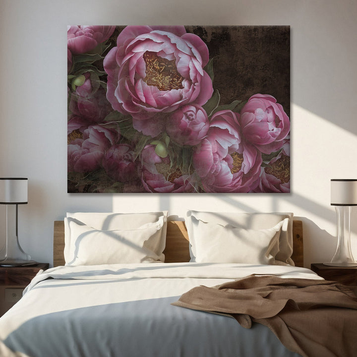 PAPER PLANE DESIGN Canvas Floral Wall Art: A Symphony of Nature's Elegance Large Size Canvas Framed Paintings For Living Room, Office, Home Decor. (FLWA10)