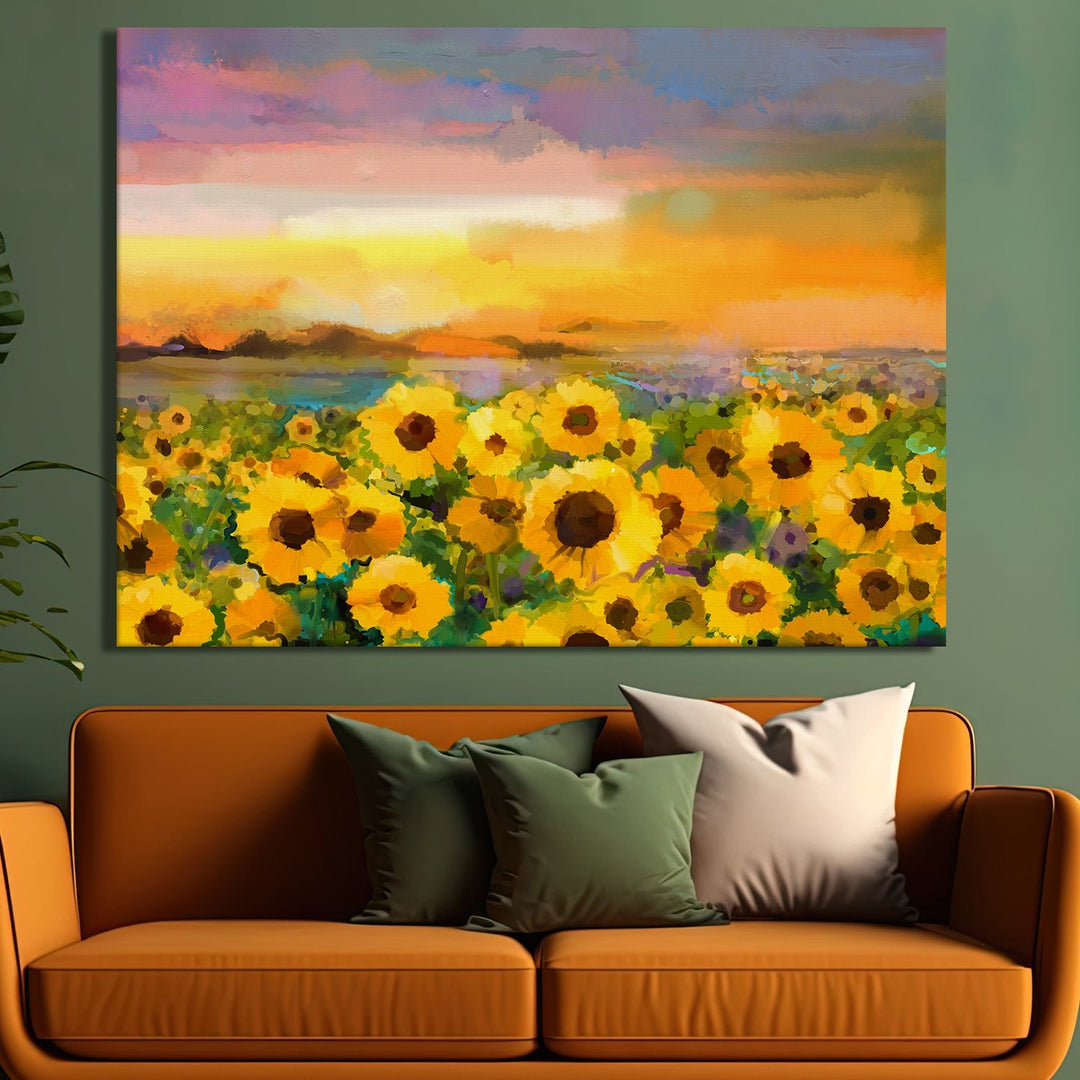 PAPER PLANE DESIGN Canvas Floral Wall Art: A Symphony of Nature's Elegance Large Size Canvas Framed Paintings For Living Room, Office, Home Decor. (FLWA16)