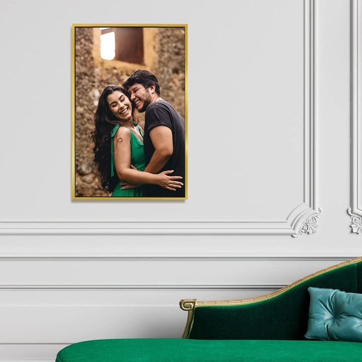 Personalised Photo Framed Wedding Gift for Husband and Wife Couple (XXL 14 INCH X 22 )