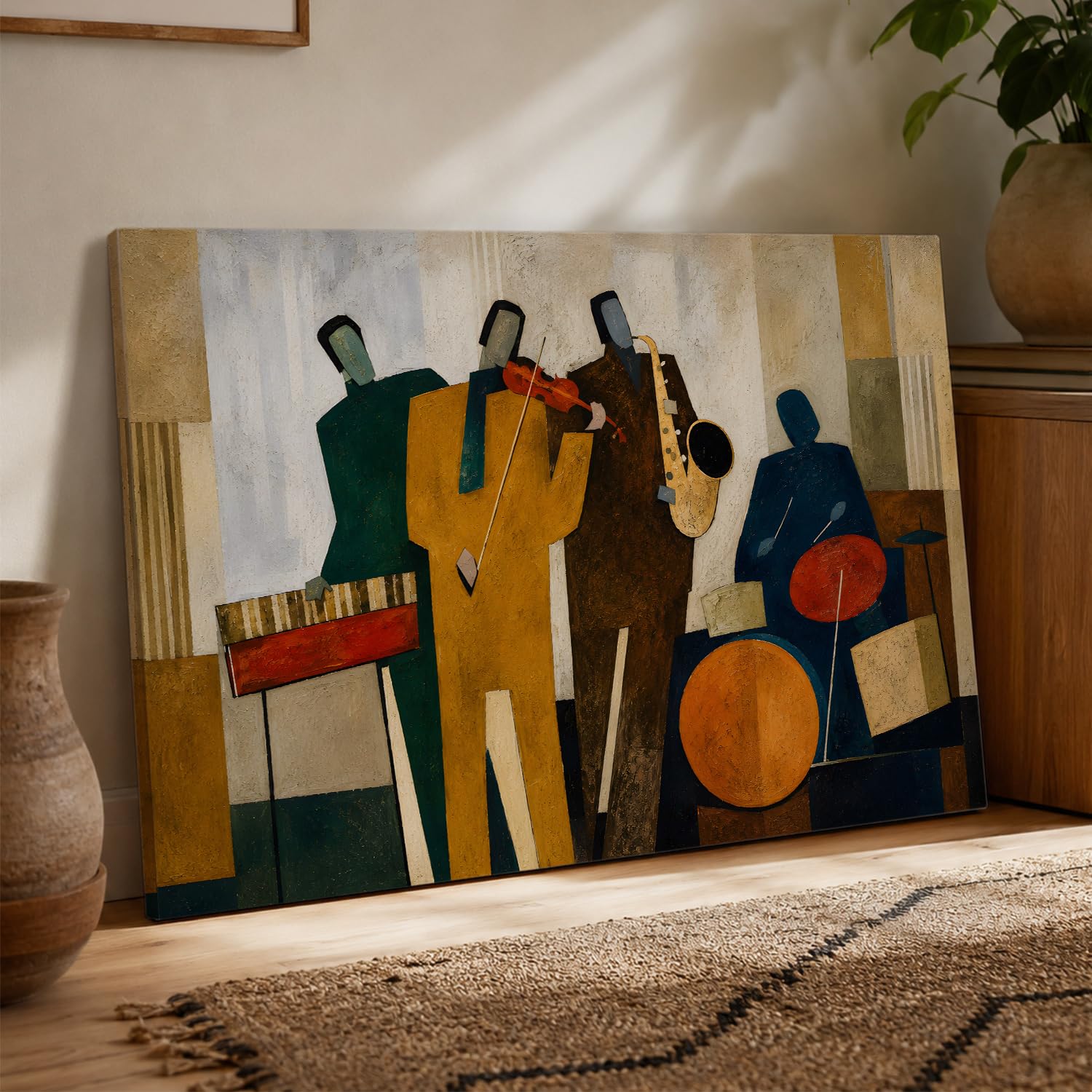 Azure Rhythm in Gallery Wrapped Canvas