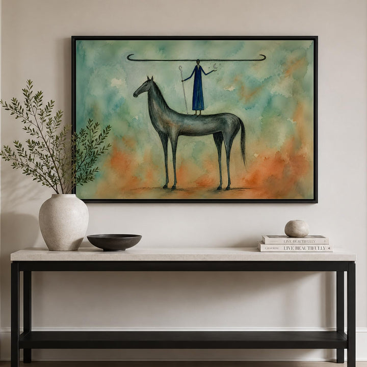 Celestial Drift in Black Floater Frame