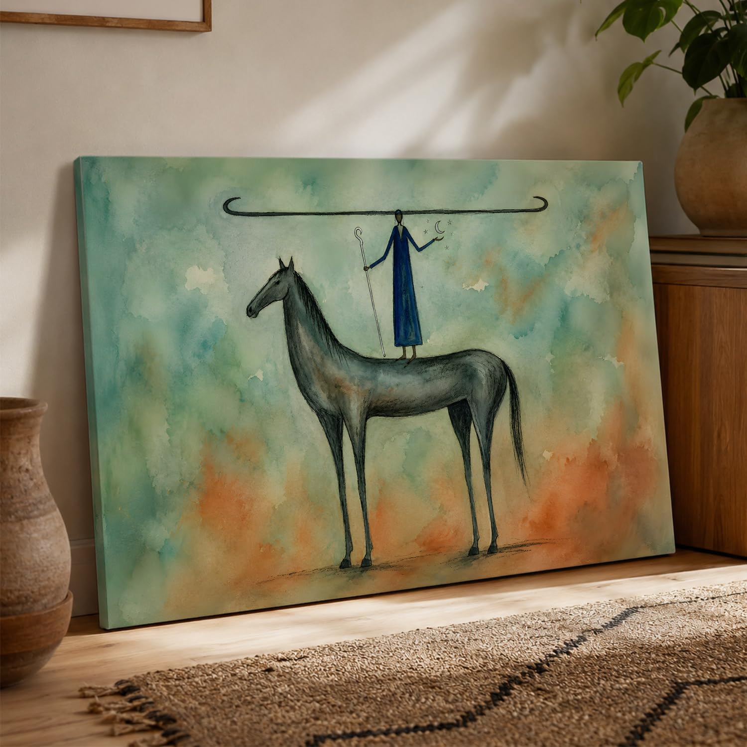 Celestial Drift in Gallery Wrapped Canvas