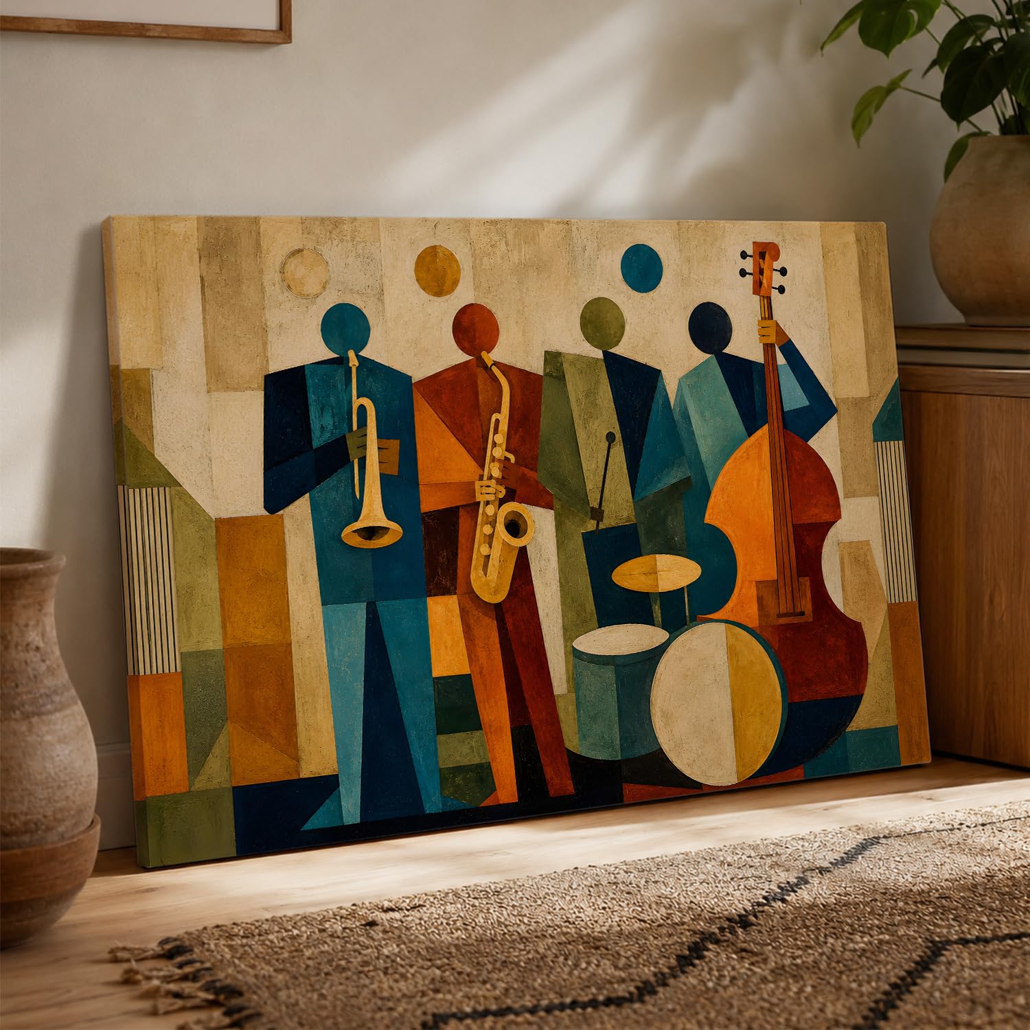 Indigo Balance in Gallery Wrapped Canvas