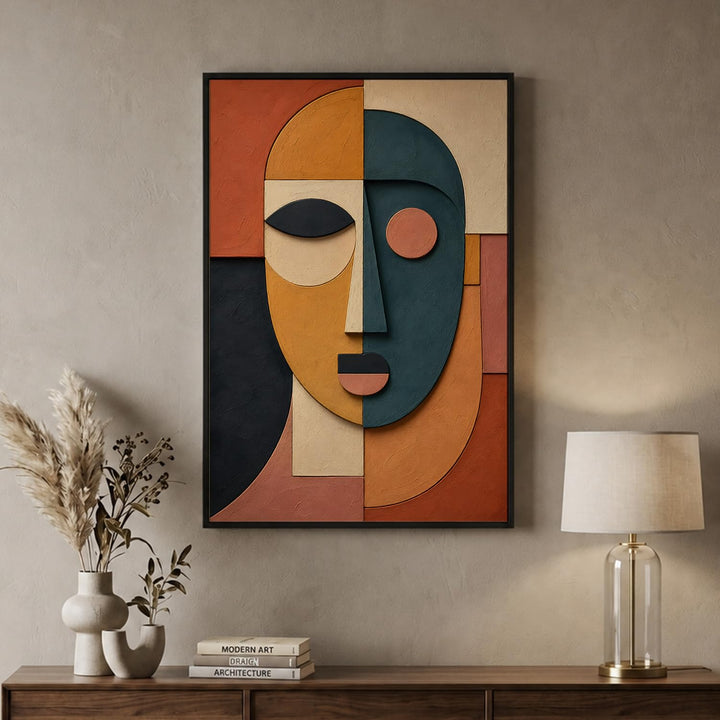 Oceanic Lines in Black Floater Frame