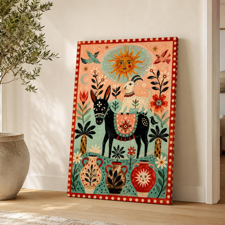 Saffron Arc in Gallery Wrapped Canvas