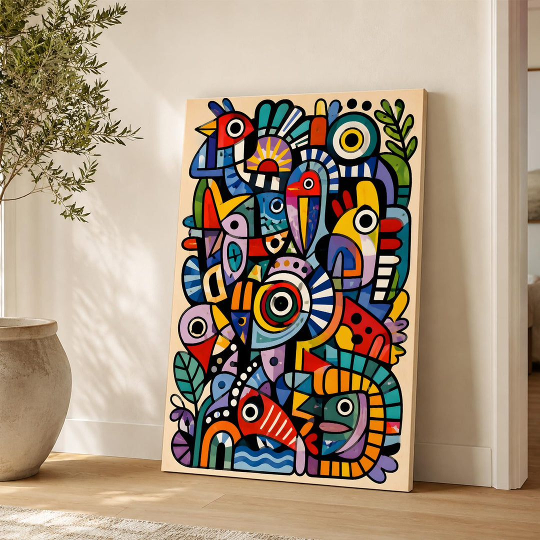 Sunlit Layers in Gallery Wrapped Canvas