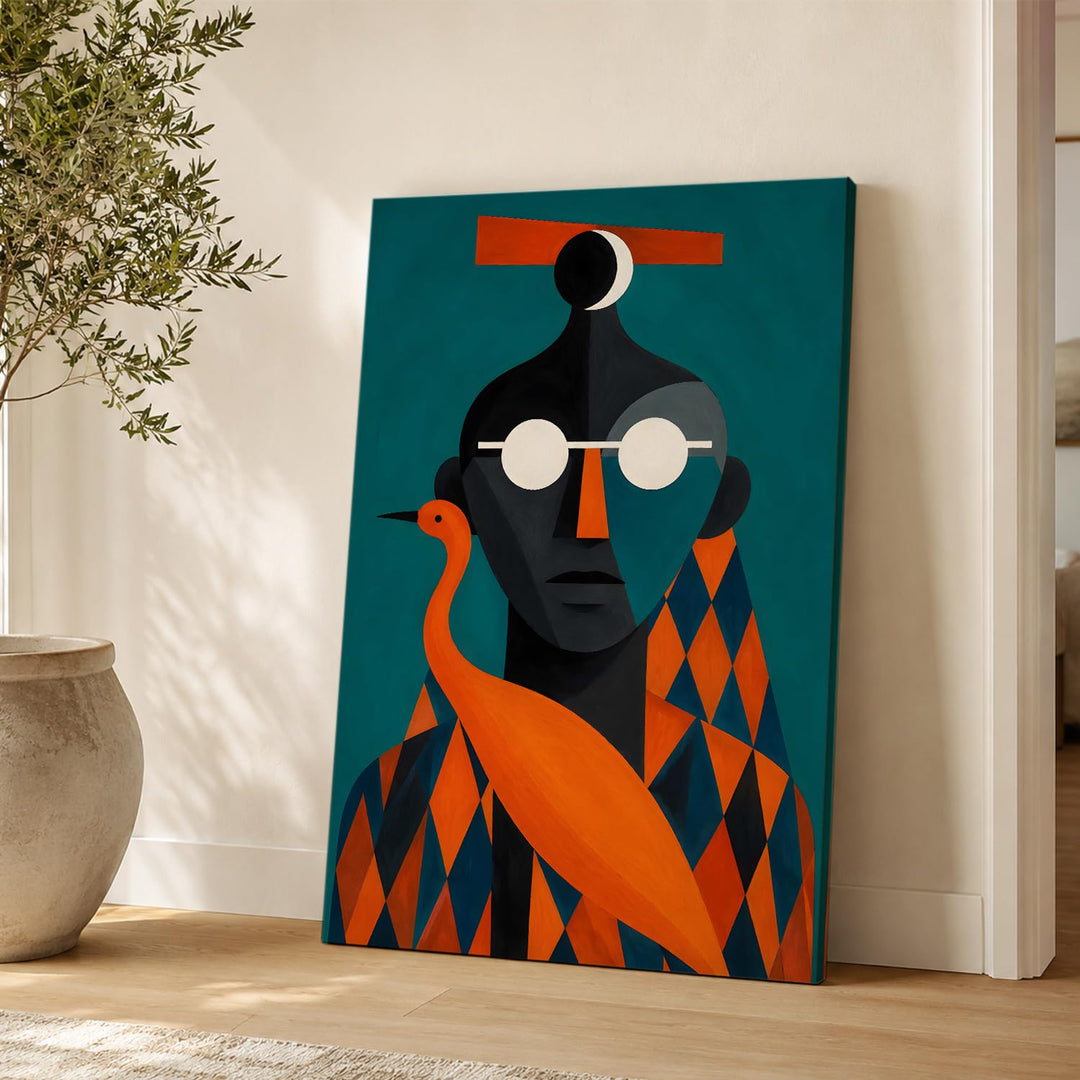 Vermilion Drift in Gallery Wrapped Canvas