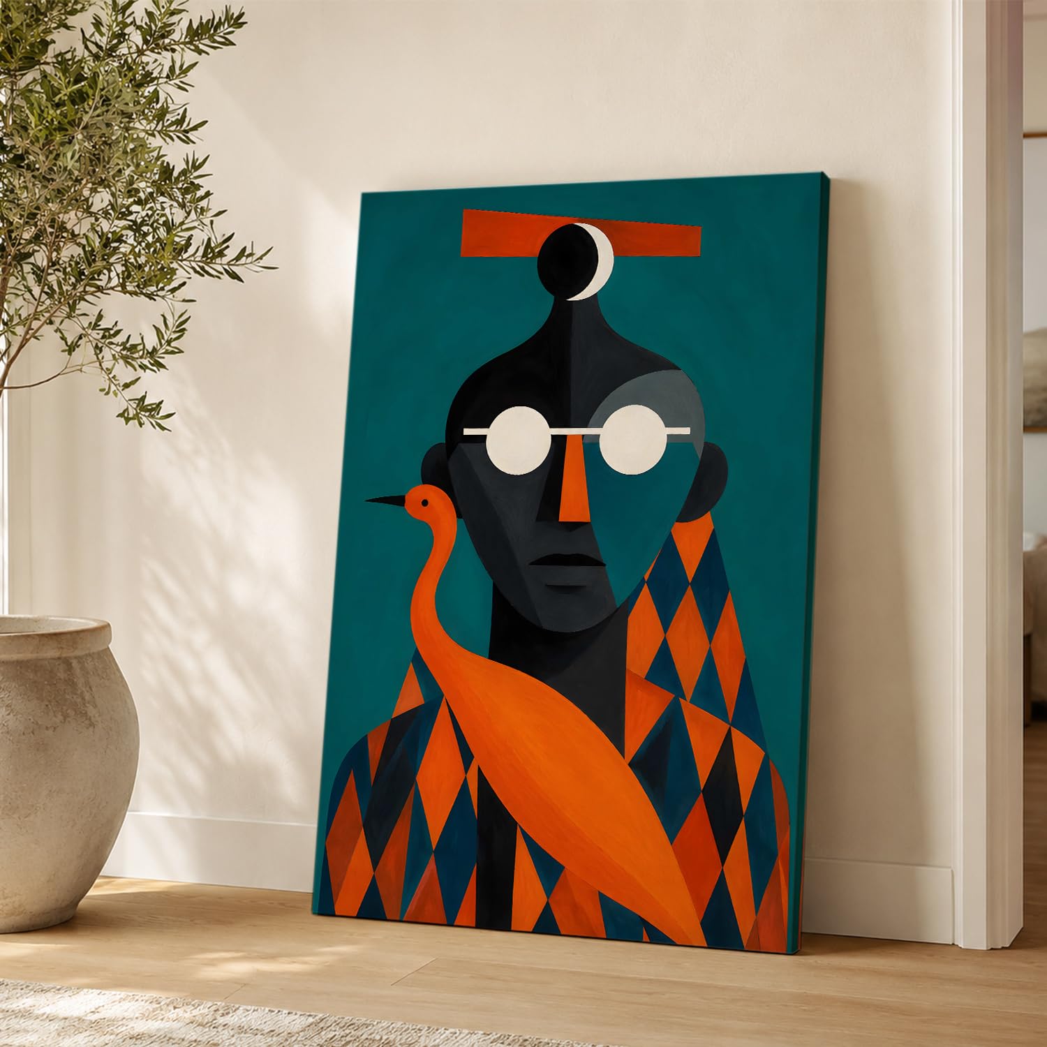 Vermilion Drift in Gallery Wrapped Canvas