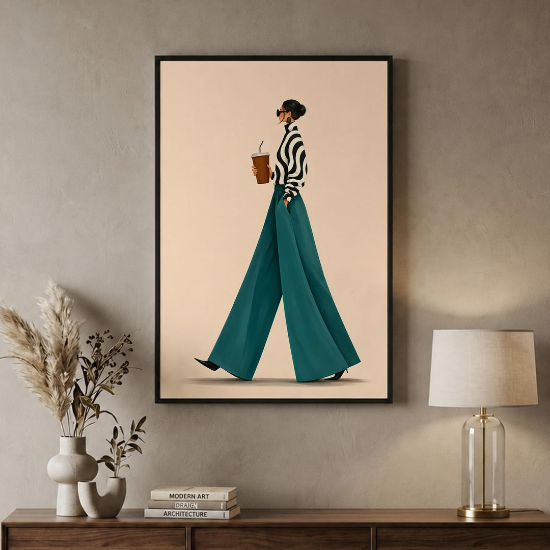 Dawn Geometry in Black Floater Frame