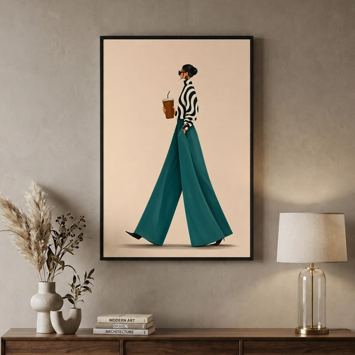 Dawn Geometry in Black Floater Frame