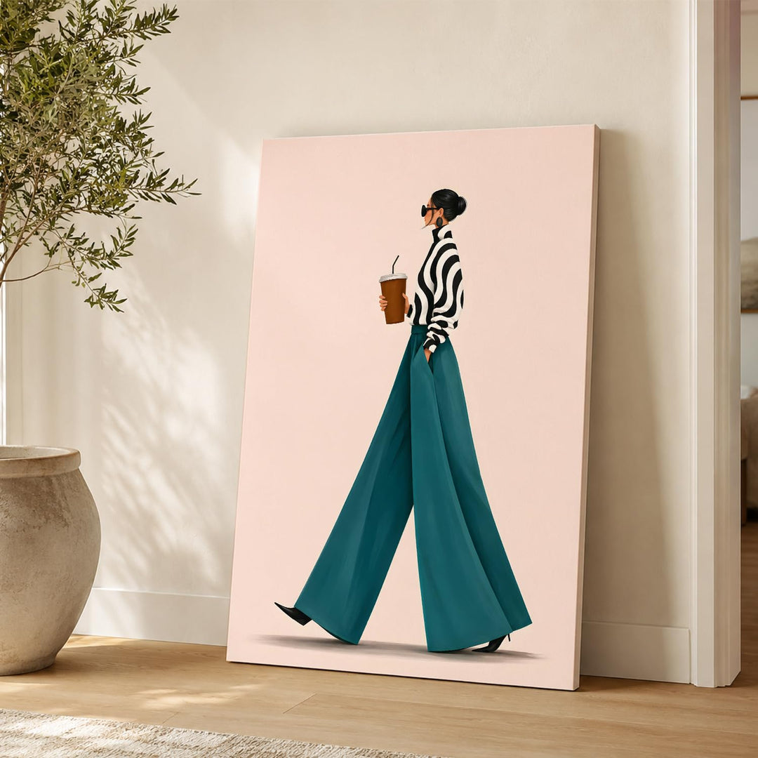Dawn Geometry in Gallery Wrapped Canvas