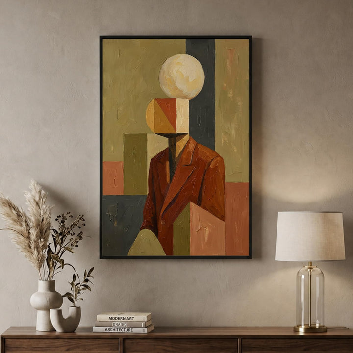 Terracotta Dream in Black Floater Frame