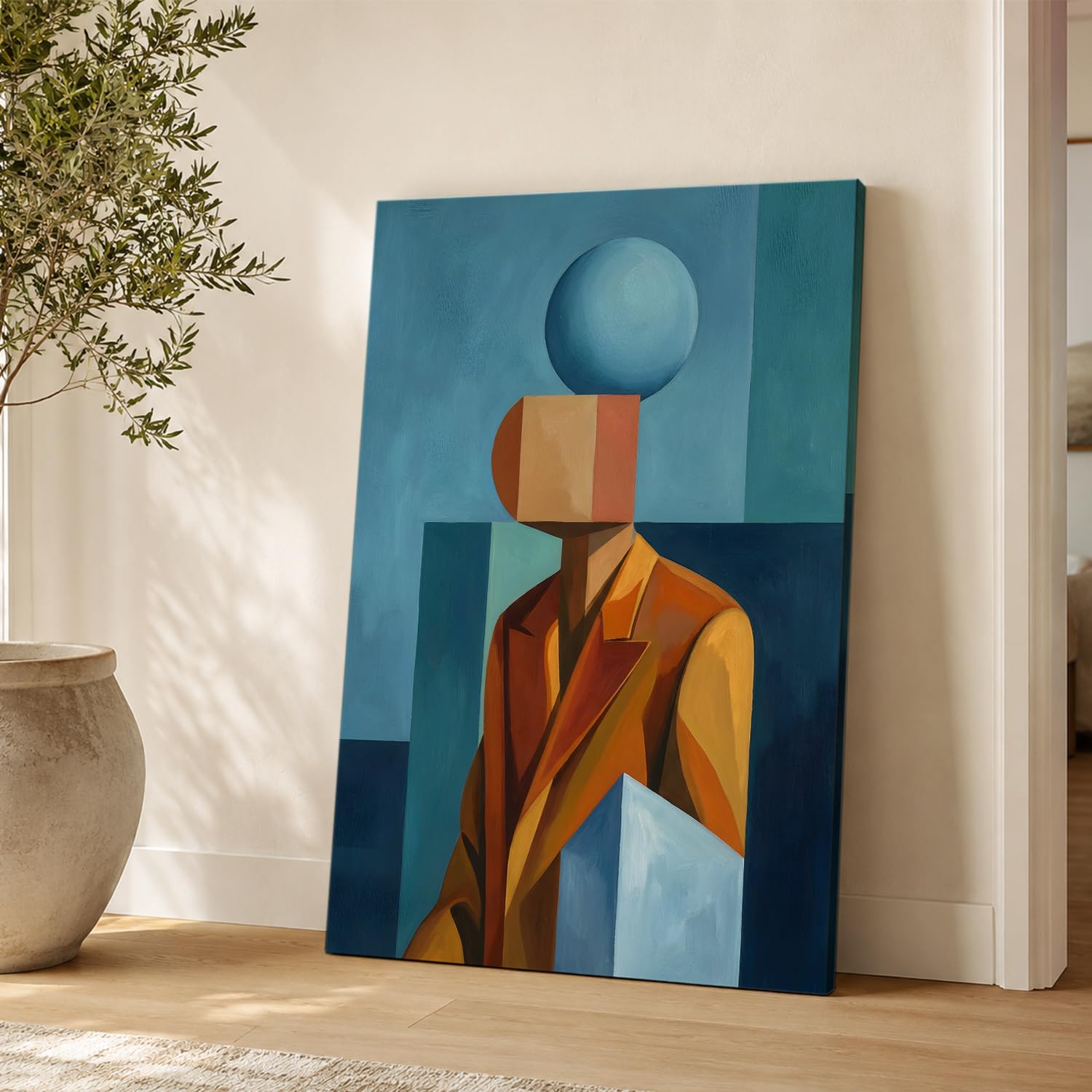 Aurora Structure in Gallery Wrapped Canvas