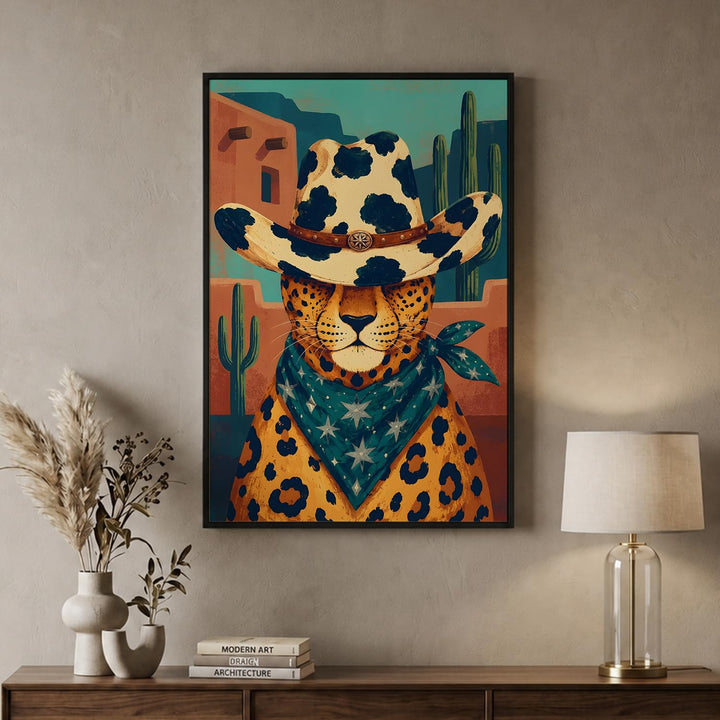 Moonlit Rhythm in Black Floater Frame