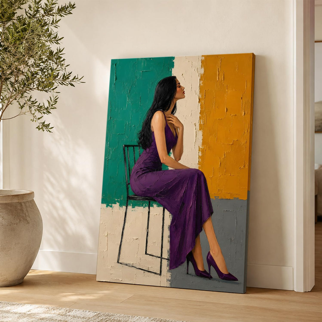 Indigo Reverie in Gallery Wrapped Canvas